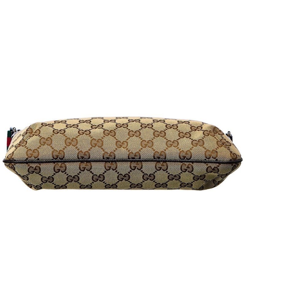 Gucci Brown GG Canvas & Leather Web Strap Messenger Bag (Authentic Pre-Owned) - Picture 3 of 6